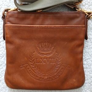 Vintage Lauren Ralph Lauren LXVII Leather Crossbody Bag – Crown & Laurel Crest